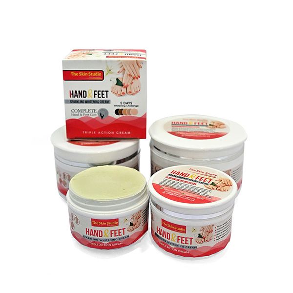 Sparkling Triple Action Hand & Feet Whitening Cream